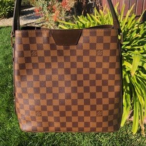 louis vuitton damier cabas rivington shoulder bag